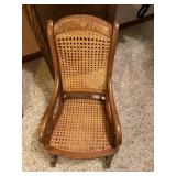 Cane seat childs rocker