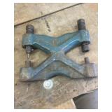Sickle section rivet tool