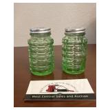 Vintage salt and pepper shakers- possible uranium