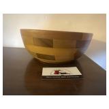 Hand carved wooden bowl