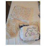 Lace dollies & heating pads