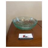 Cut glass Vaseline bowl
