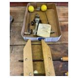 Lug nut remover and wooden clamp