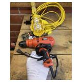 Work light and drill