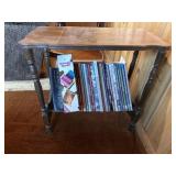 Small table with books