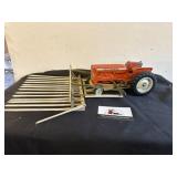 Allis Chalmers D17 with homemade hay stacker
