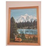 Deer painting