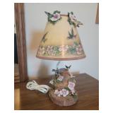 Bird table lamp