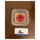 Vintage Kimballton, IA advertising ashtray