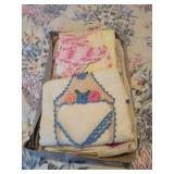 Handmade crocheted towels
