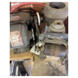 Electric motor and sanding attachment. Untested