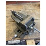 Cross slide drill press vise