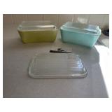Pyrex Refrigerator dishes with extra lid