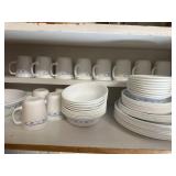 Vintage Corelle Morning blue dish set