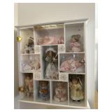 Ashton Drake Miniature collection with cabinet