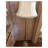 MCM stone bottom floor lamp