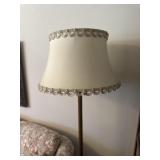 MCM floor lamp with green stone base