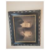 Vintage portrait wall hanging