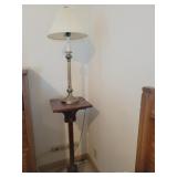 Side table & lamp