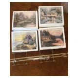 Thomas Kinkade Reflections of the Seasons plaques