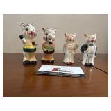 Pig salt and pepper shakers