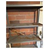 Metal shelving unit
