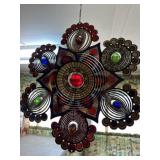 Hanging whirly gig decor