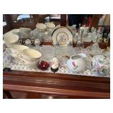 China sets and misc glassware