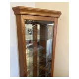 Lighted curio cabinet