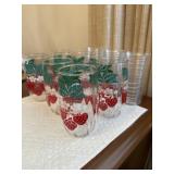 MCM Strawberry and misc glasses