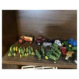 Misc 1:64 and smaller tractors and Implements