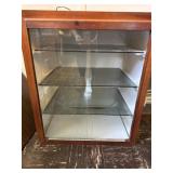 Vintage lighted display cabinet
