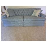 Blue Floral Couch