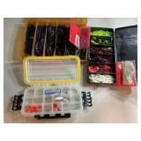 Lures and rubber worms, organizers