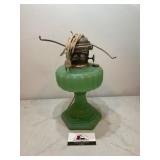 Oil lamp/ possibly uranium