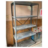 Lightweight metal shelf
