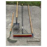 Shovel, Rake, shop Broom