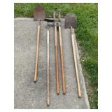Shovels, Post Hole Digger, Hoe
