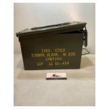 Metal ammo box