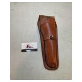 Leather gun holster