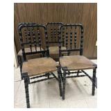 Vintage Woven Kitchen Chairs