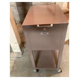 Rolling metal file box