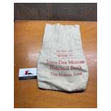 Iowa Des Moines National Bank Canvas Bag