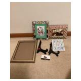 Picture frame and book