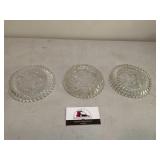 Glass Fruit Stamped Bowls