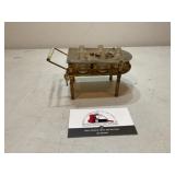 Vintage Karoff Tea cart brass perfume holder