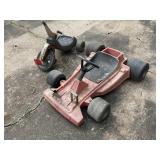 Wild Eagle and Plastic Peddle  Race Car