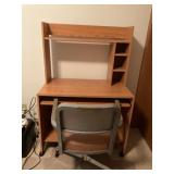 Wooden Desk and Chair