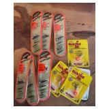 Buck shot and Bettle Spin lures