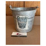Small galvanized pail